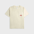 Rhude American Spirit Short Sleeve Pocket Graphic Tee - Vintage White / Red