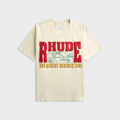 Rhude The Desert Decides Tee - Vintage White / Red