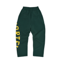 LUNDUN STITCH OPEN HEM SWEATPANT [FOREST / YELLOW]