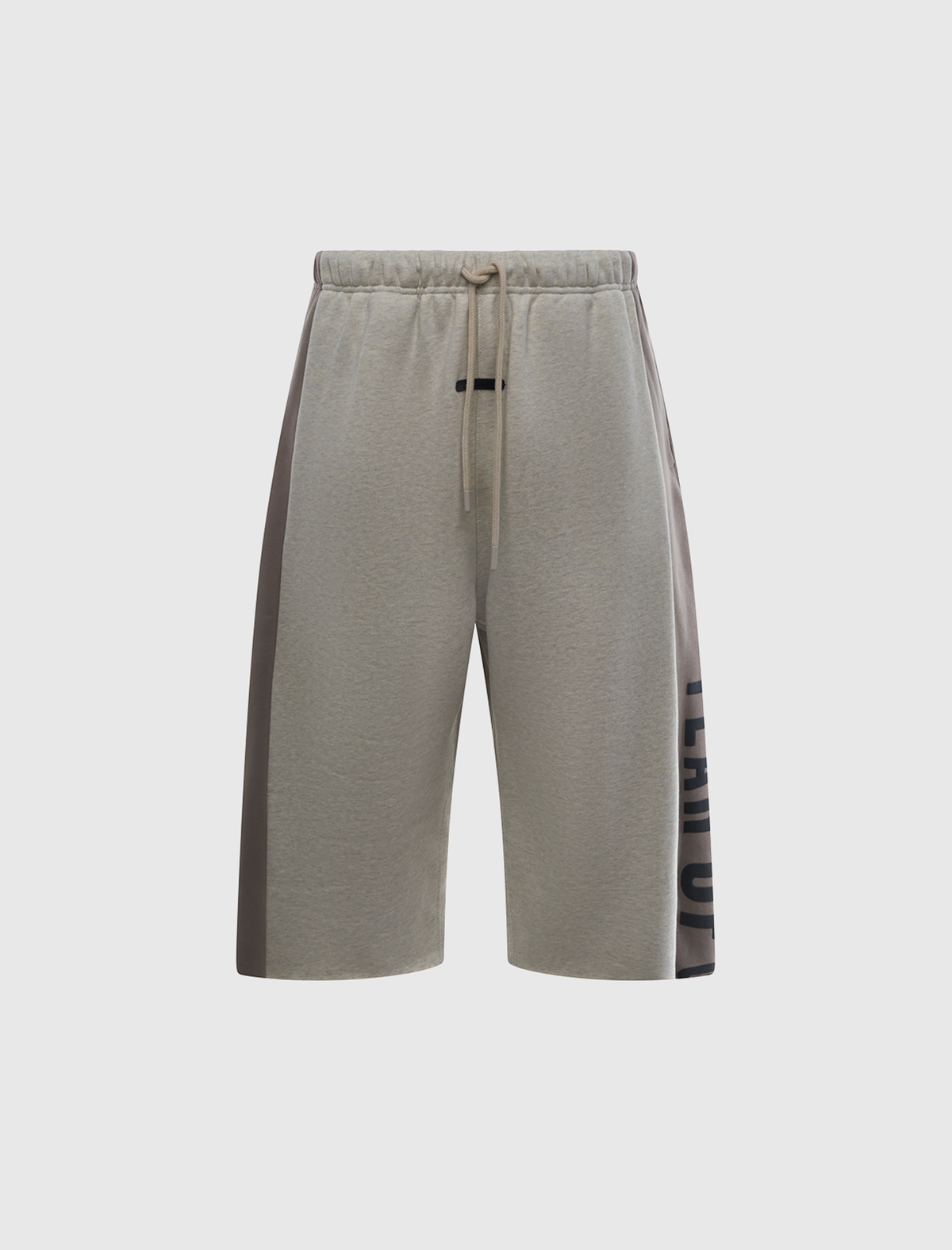PANELLED RAW CUT OFF SWEATPANT