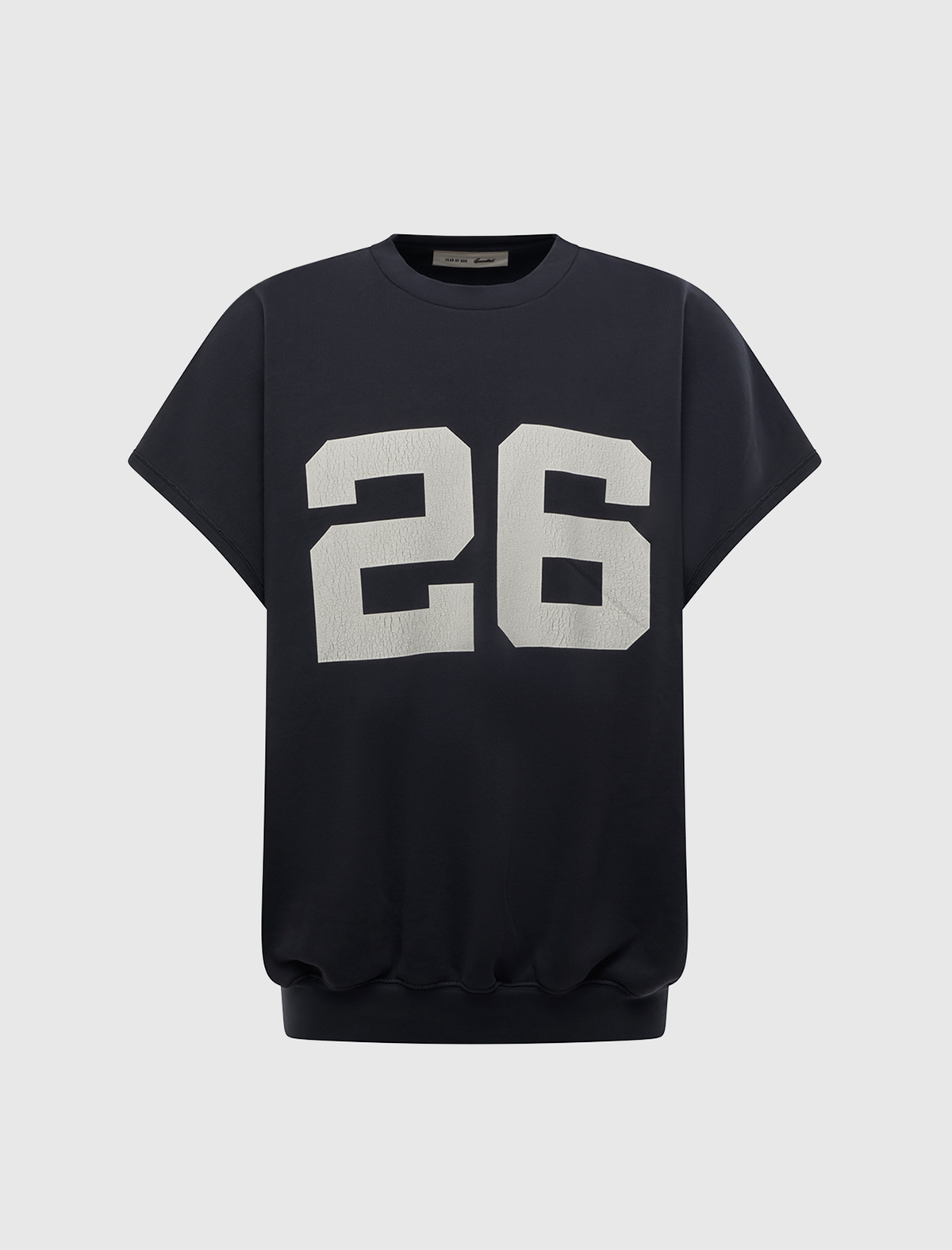 RELAXED FLEECE CUTOFF SWEATSHIRT