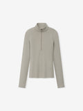Womens Half Zip Mockneck