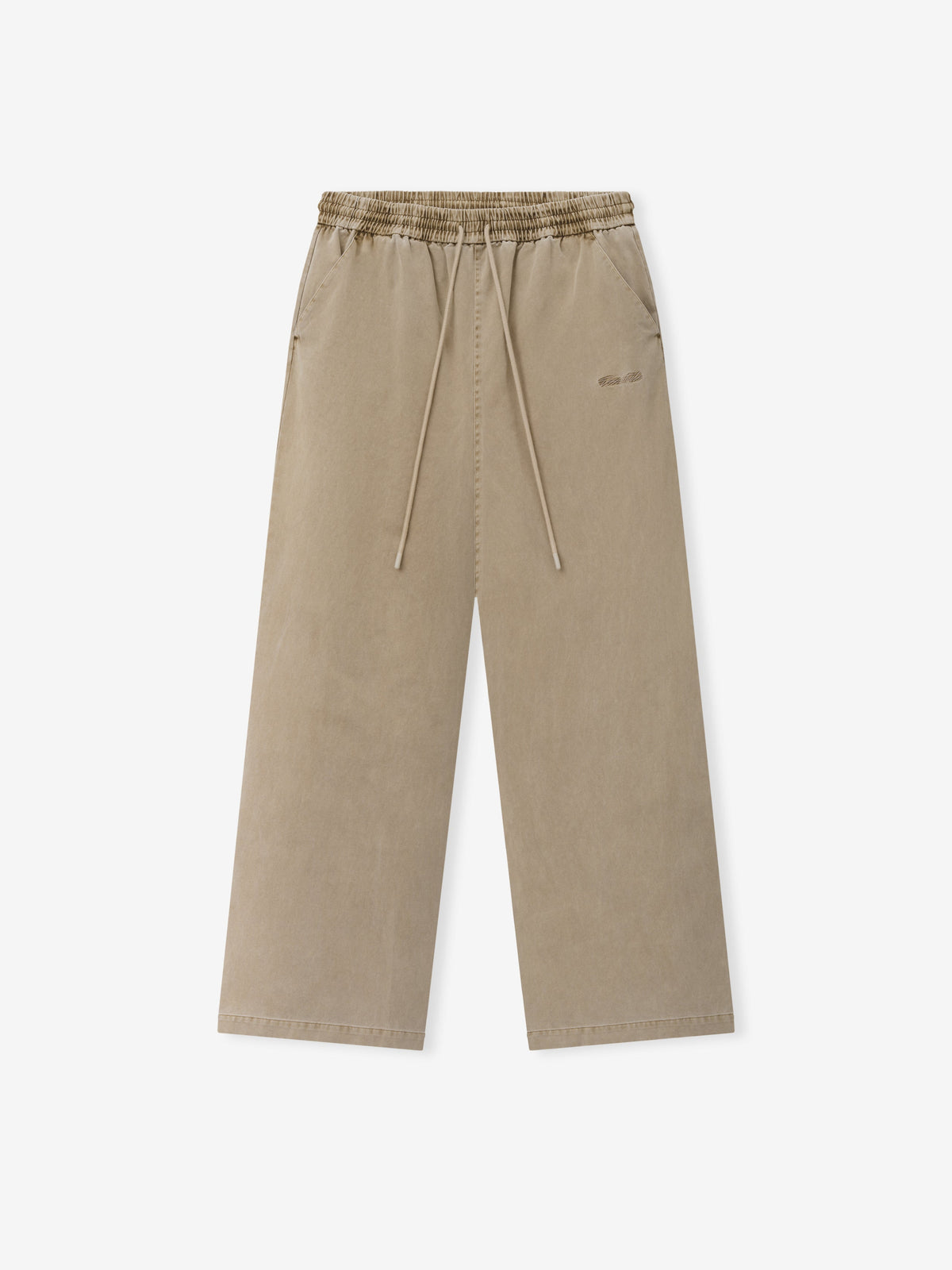 Cotton Twill Lounge Drawstring Pant