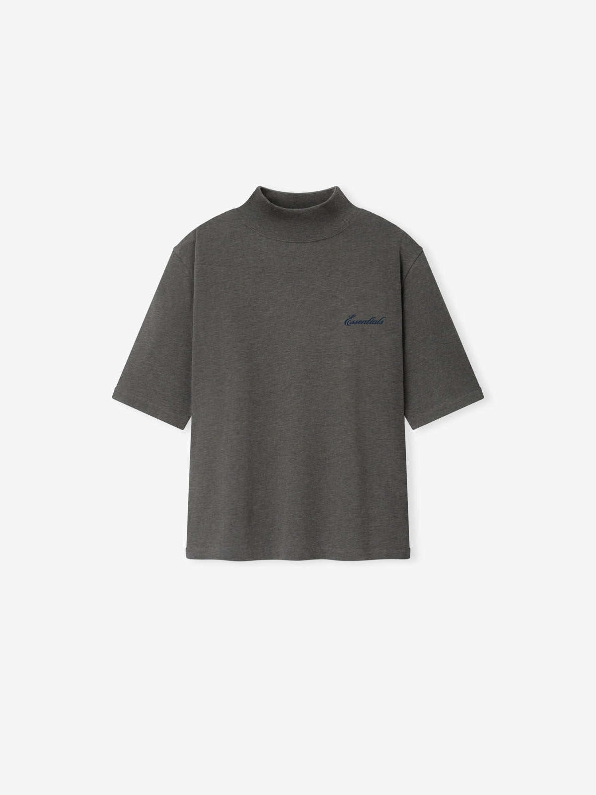 Womens Slim Mock Neck Tee