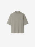 Womens Slim Mock Neck Tee