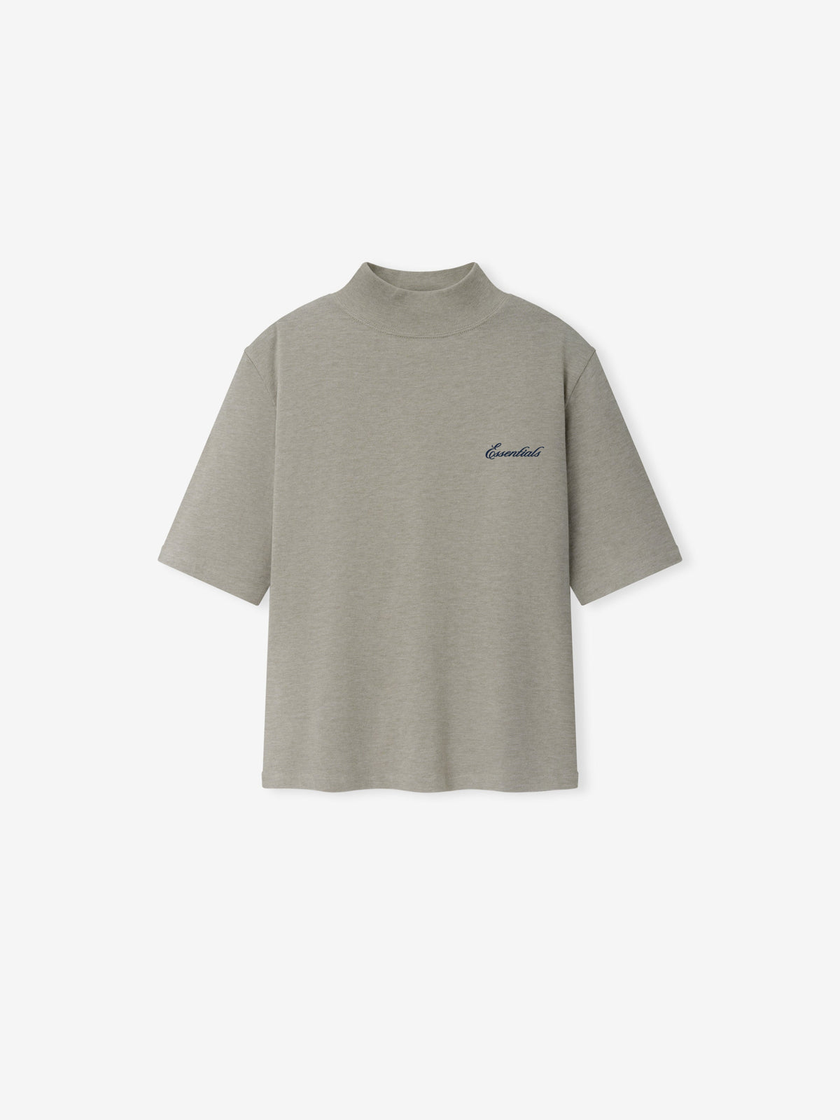 Womens Slim Mock Neck Tee
