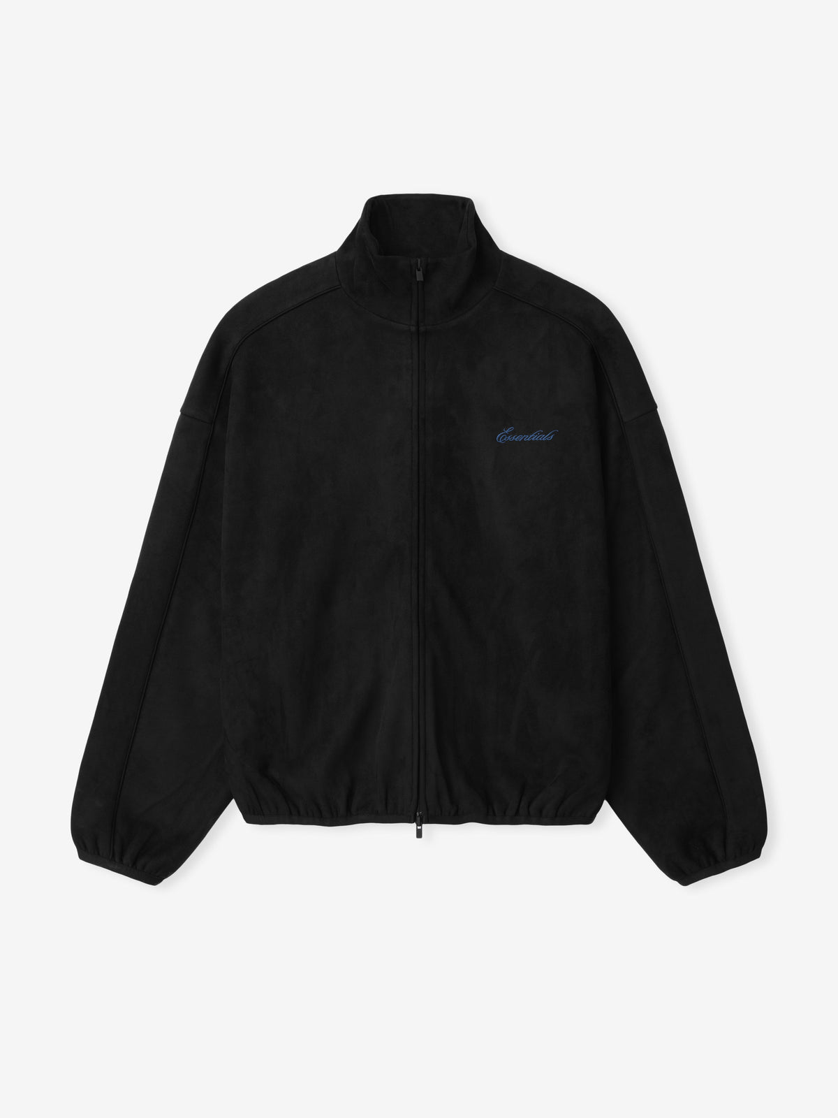 Suede Fleece Signature Modern Track Jacket W/ Piping