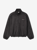 Suede Fleece Signature Modern Track Jacket W/ Piping