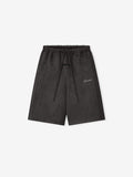 Suede Fleece Signature Relaxed Short W/ Piping