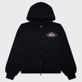 Racing Crest Zip-Up Hoodie - Vintage Black/Navy