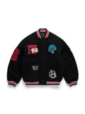 Bobby Huey Reversible Varsity Jacket Black