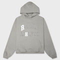 Rhude Athletic Hoodie - Heather Grey/White