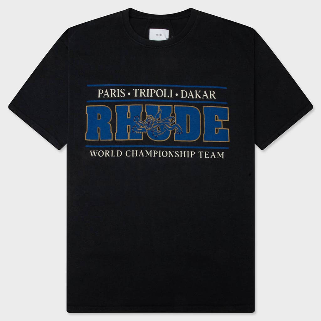 Rhude Chrono Tee - Vintage Black/Blue
