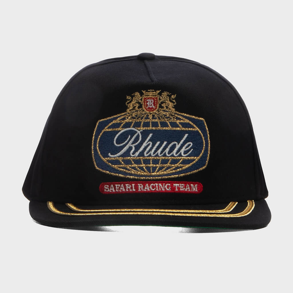 Rhude Safari Crest Hat - Black/Navy