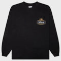 Rhude Safari Crest L/S Tee - Vintage Black/Blue/Red