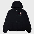 Rhude Fumar 91 Zip-Up Hoodie - Vintage Black/White