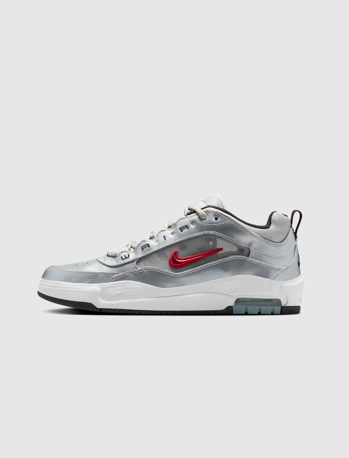 SB AIR MAX ISHOD "METALLIC SILVER/VARSITY RED"