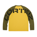 STENCIL RAGLAN LS [GOLD/OLIVE]