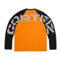 STENCIL RAGLAN LS [ORANGE/BLACK]