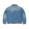 STITCH DOWN DENIM JACKET [FADED INDIGO]