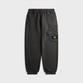 Stone Island Brushed Organic Cotton Fleece Regular Fit Joggers - Lead Grey