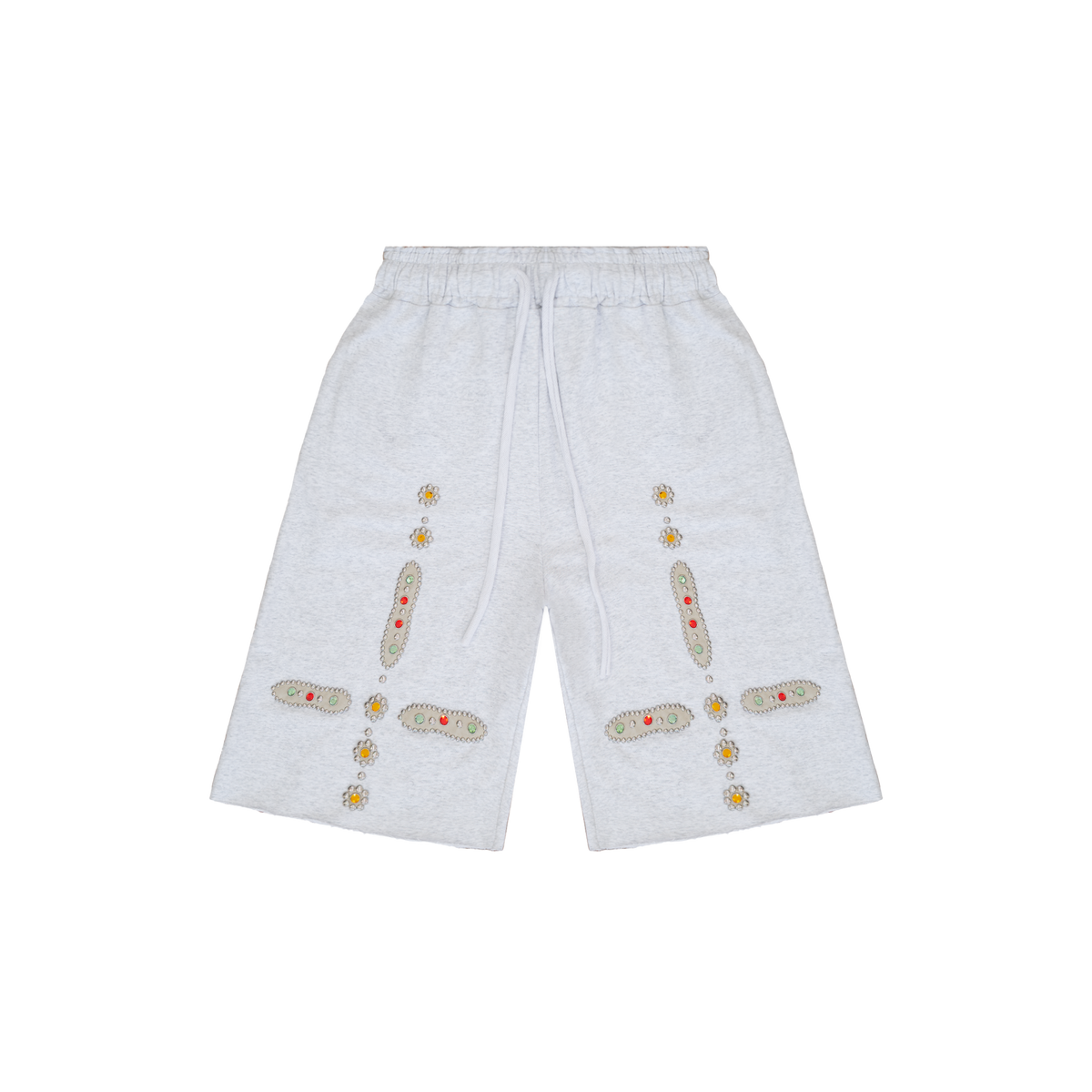 Grey Sapphire Baggy Sweatshorts