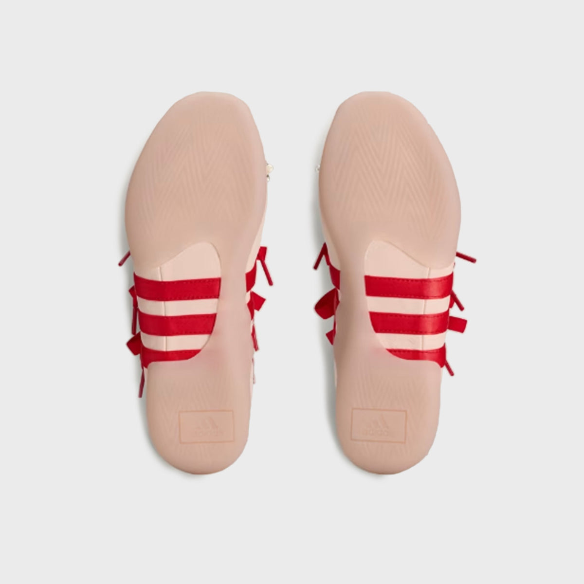 adidas x Simone Rocha WMNS Taekwondo Ballerina Leather - Pink Tint / Better Scarlet