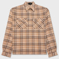 Sheer Flannel Shirt - Brown Checker