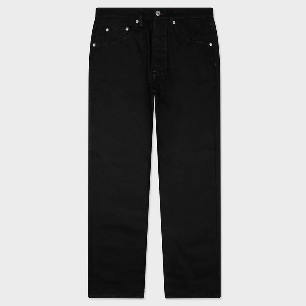 Slim Jean Denim - Raw Black Contrast Stitch