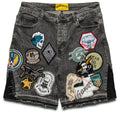 Godspeed New York Patchwork Denim Shorts V2 - Grey MIA
