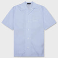 Starburst Poplin Camp Shirt - Ashley Blue