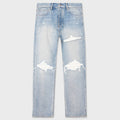 Suede Straight MX1 Jean - Antique Indigo