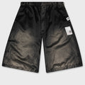 Sun Faded Like Satin Shorts - Black