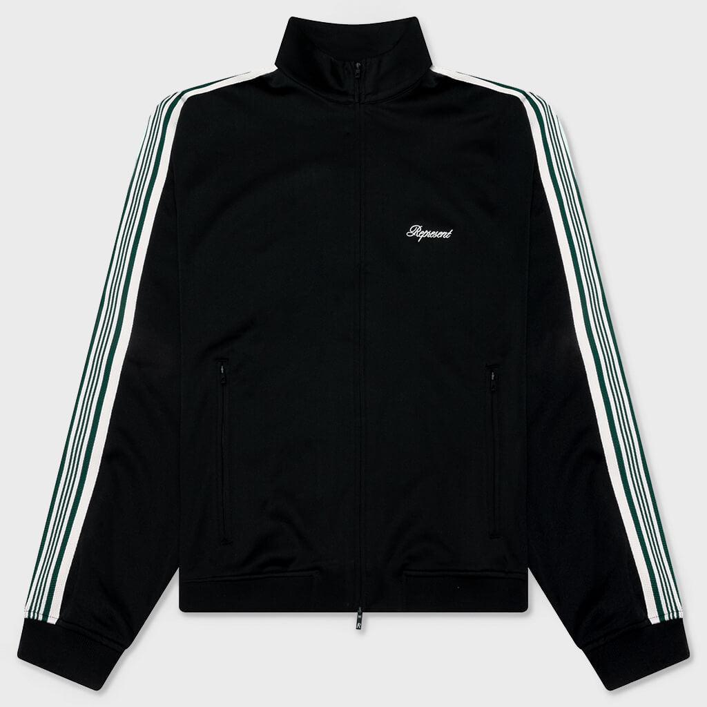 Taped Track Jacket - Jet Black