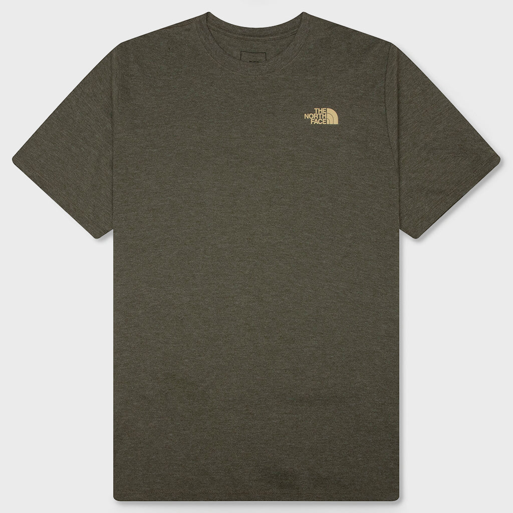 Tri-Blend Mountain Days S/S Tee - New Taupe/Green/White