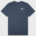 Tri-Blend Mountain Sketch S/S Tee - Shady Blue White
