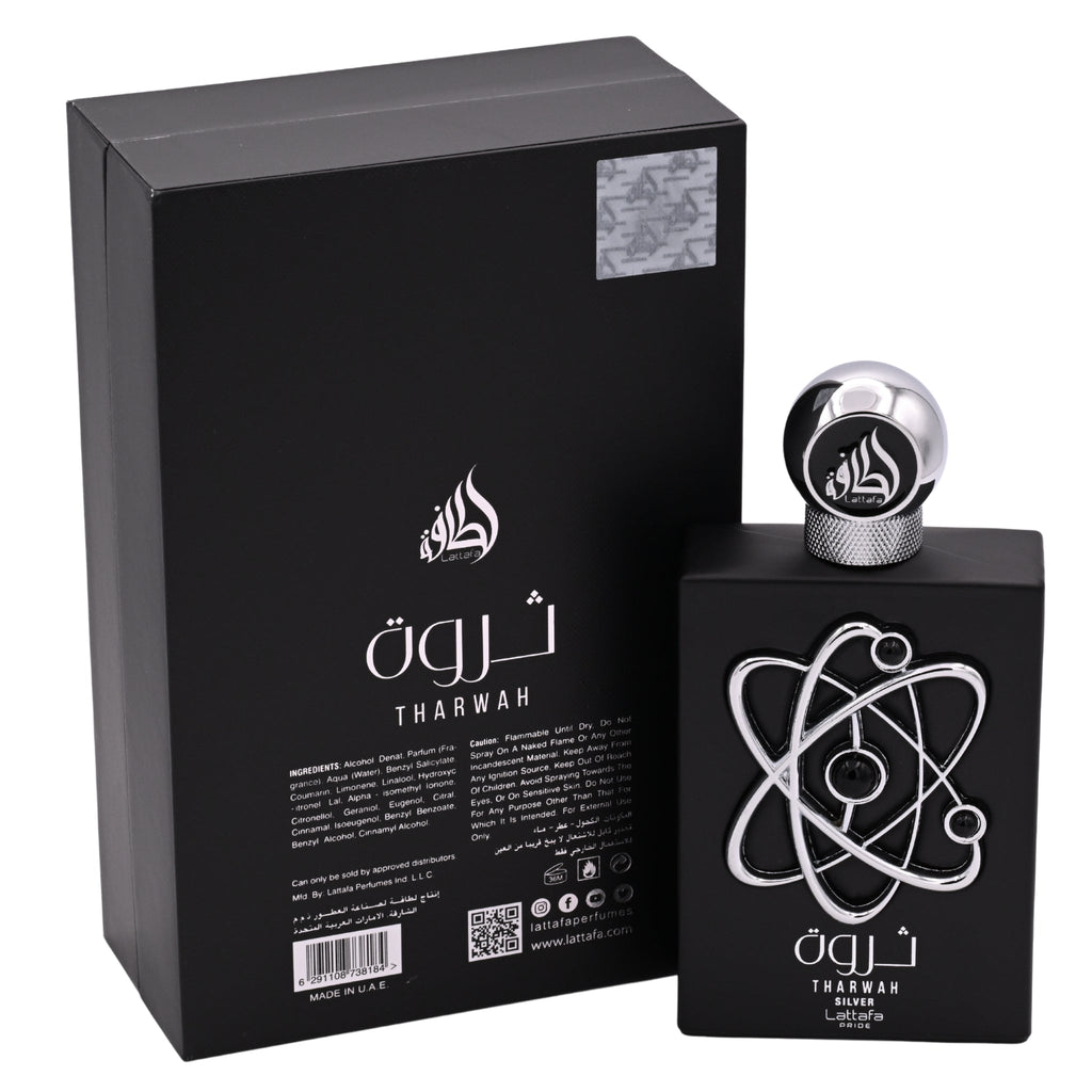 Pride Tharwah Silver by Lattafa cologne for men EDP 3.3 / 3.4 oz New in Box