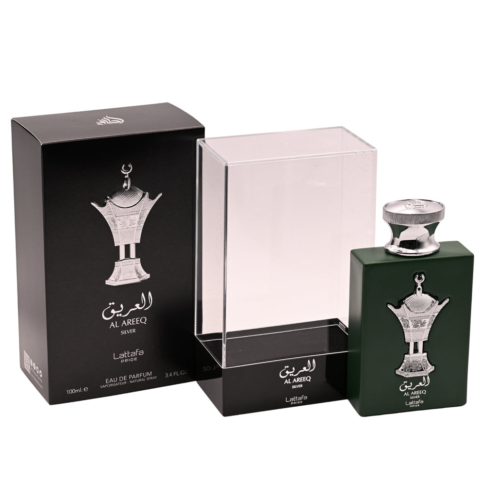 Pride Al Areeq Silver by Lattafa perfume for unisex EDP 3.3 / 3.4 oz New in Box
