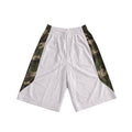 Cream Camo Baggy Basketball Shorts