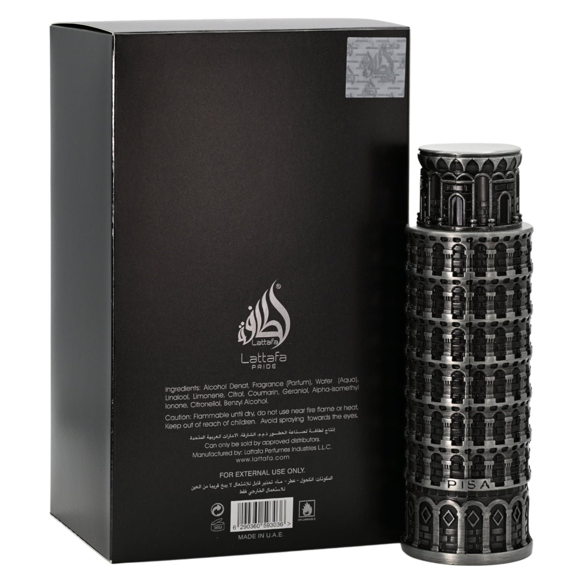 Pride Pisa by Lattafa cologne for men EDP 3.3 / 3.4 oz New in Box