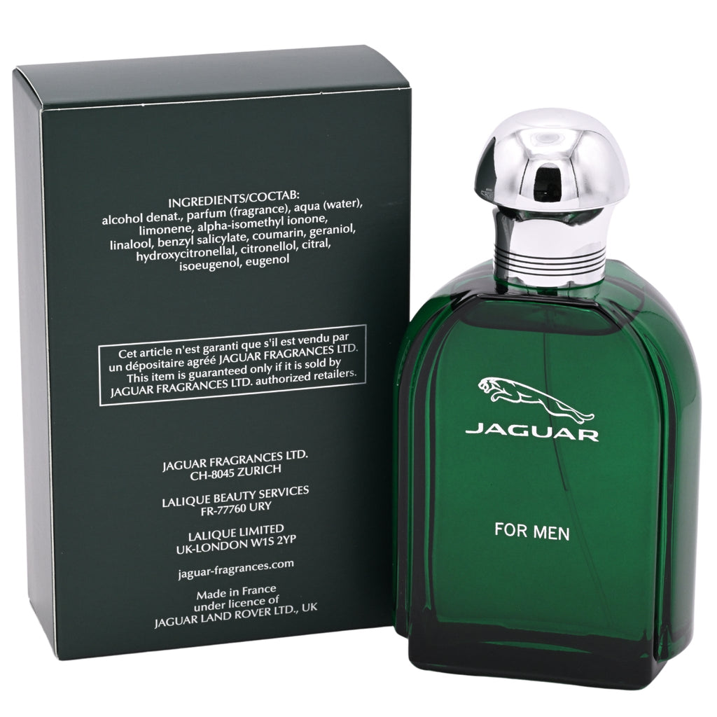 JAGUAR by Jaguar for Men Green Cologne 3.4 oz Spray edt New in Box