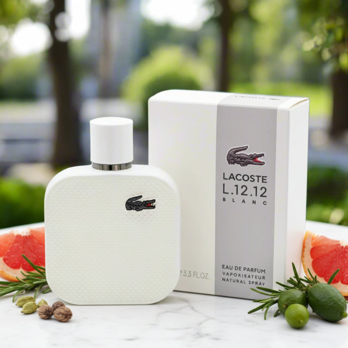 Lacoste L.12.12 Blanc by Lacoste cologne for him EDP 3.3 / 3.4 oz New in Box