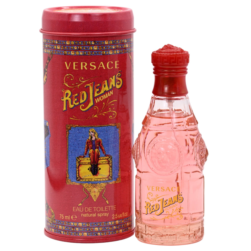 RED JEANS by Versace Perfume for women 2.5 oz edt NEW IN BOX