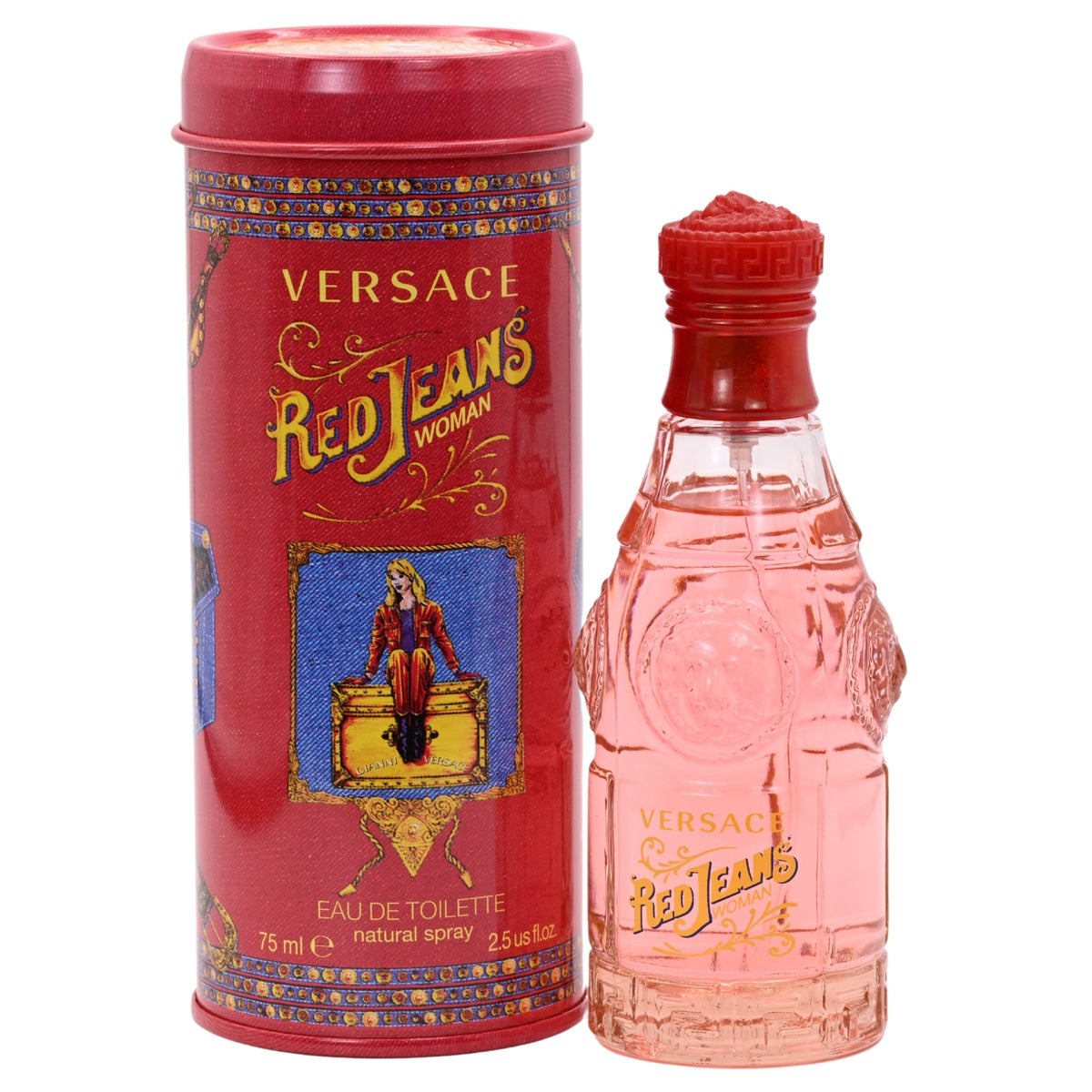 RED JEANS by Versace Perfume for women 2.5 oz edt NEW IN BOX