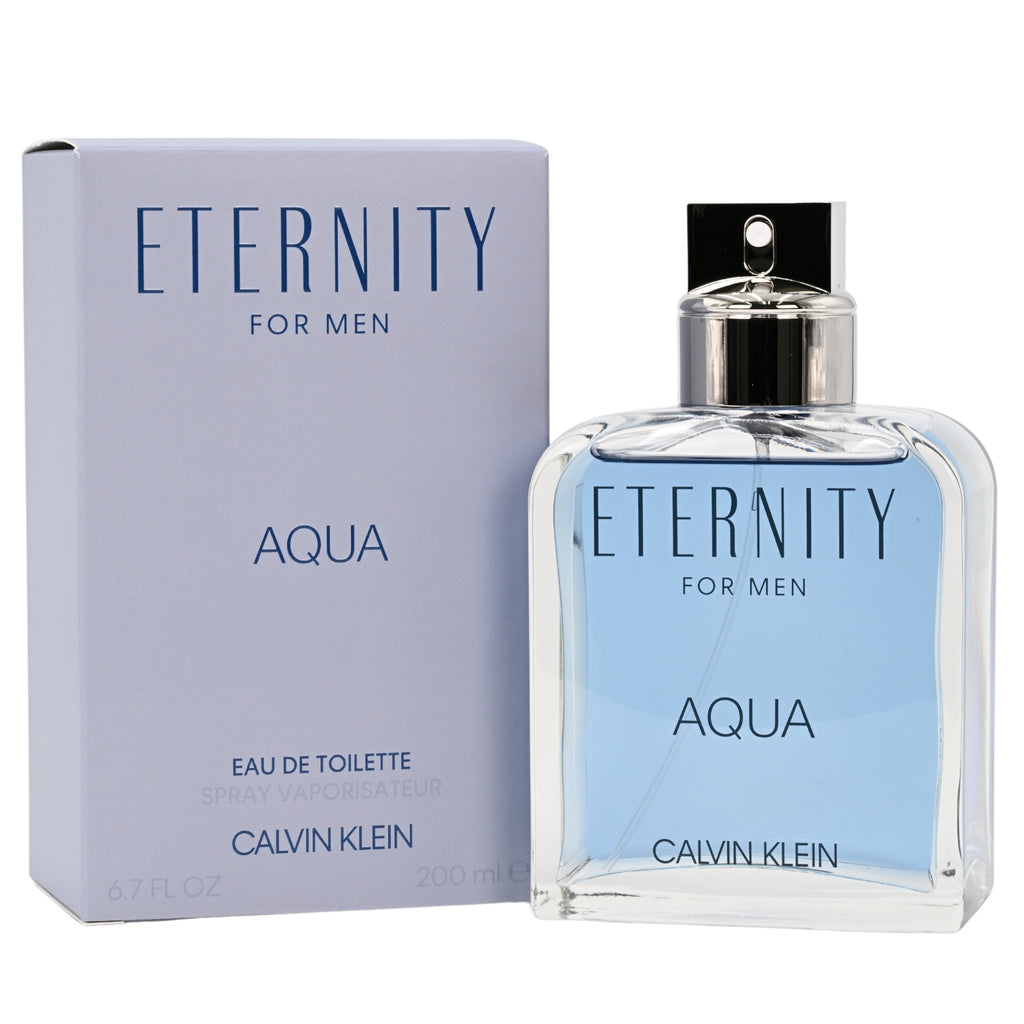 ETERNITY AQUA by Calvin Klein Cologne for Men EDT 6.7 / 6.8 oz New In Box