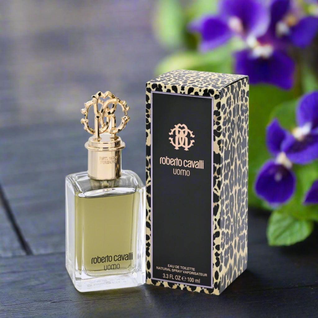 Uomo by Roberto Cavalli cologne for him EDT 3.3 / 3.4 oz New in Box