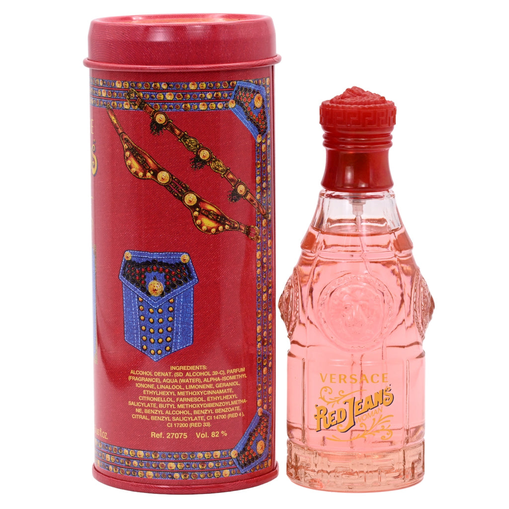 RED JEANS by Versace Perfume for women 2.5 oz edt NEW IN BOX