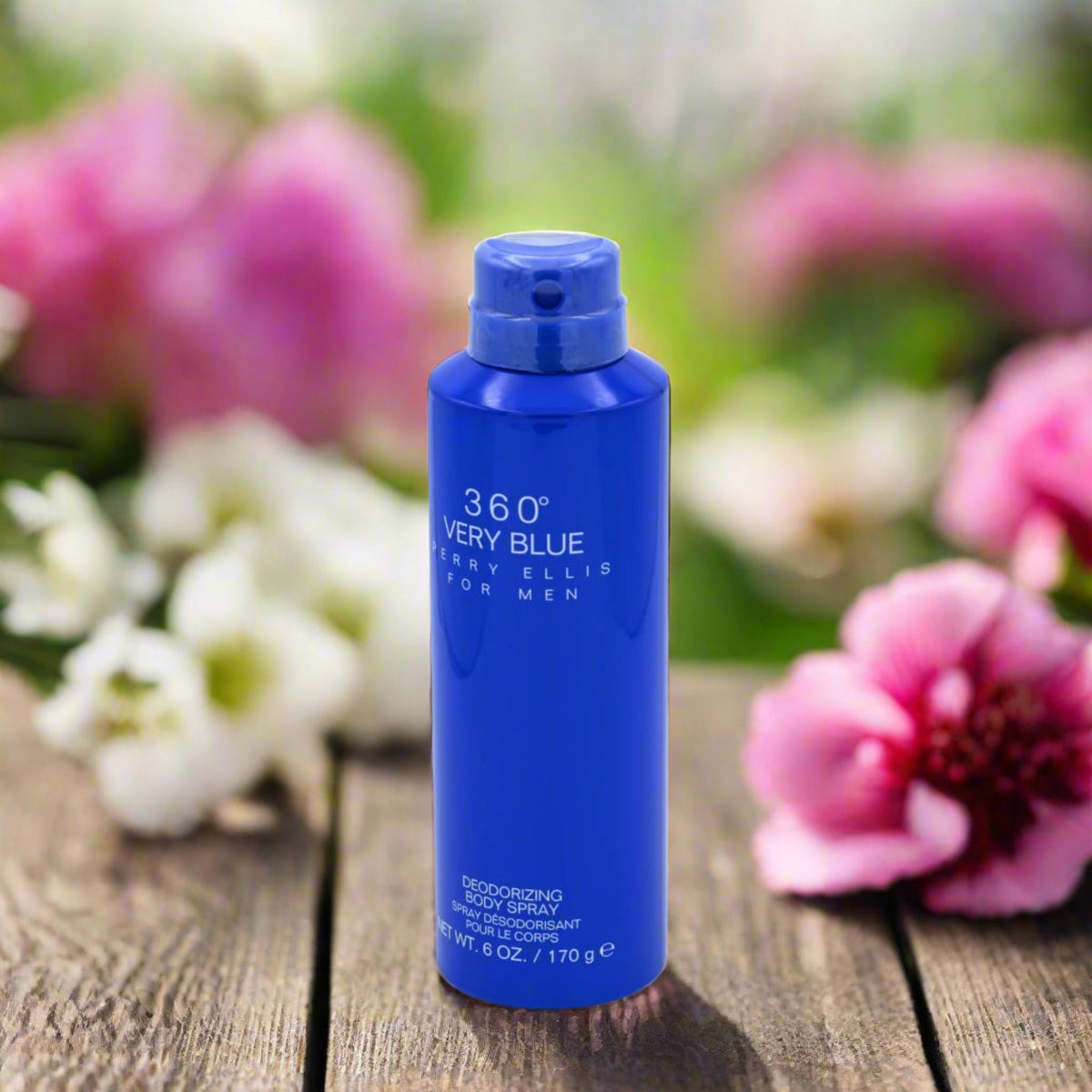 360 Very Blue by Perry Ellis 6.0 oz Deodorizing Body Spray