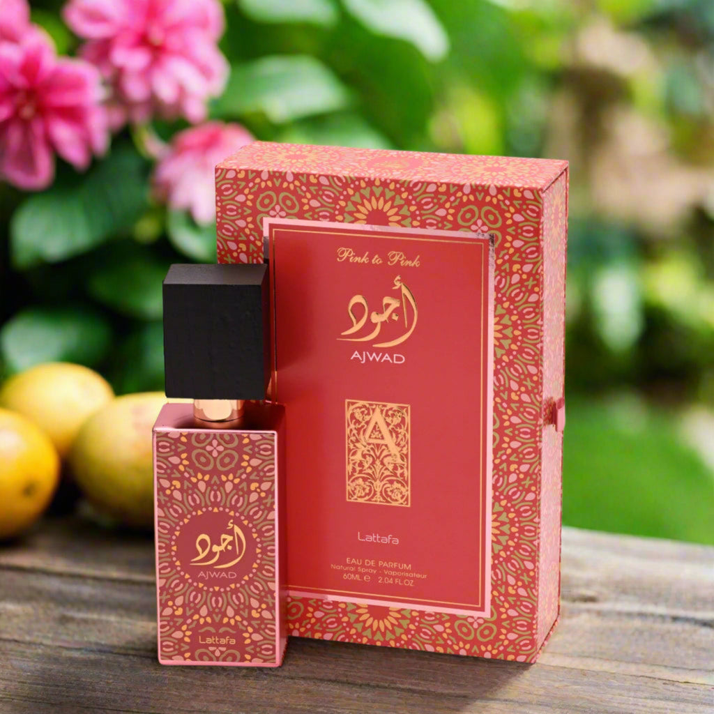 Pink to Pink Ajwad by Lattafa perfume for unisex EDP 2.04 oz New in Box
