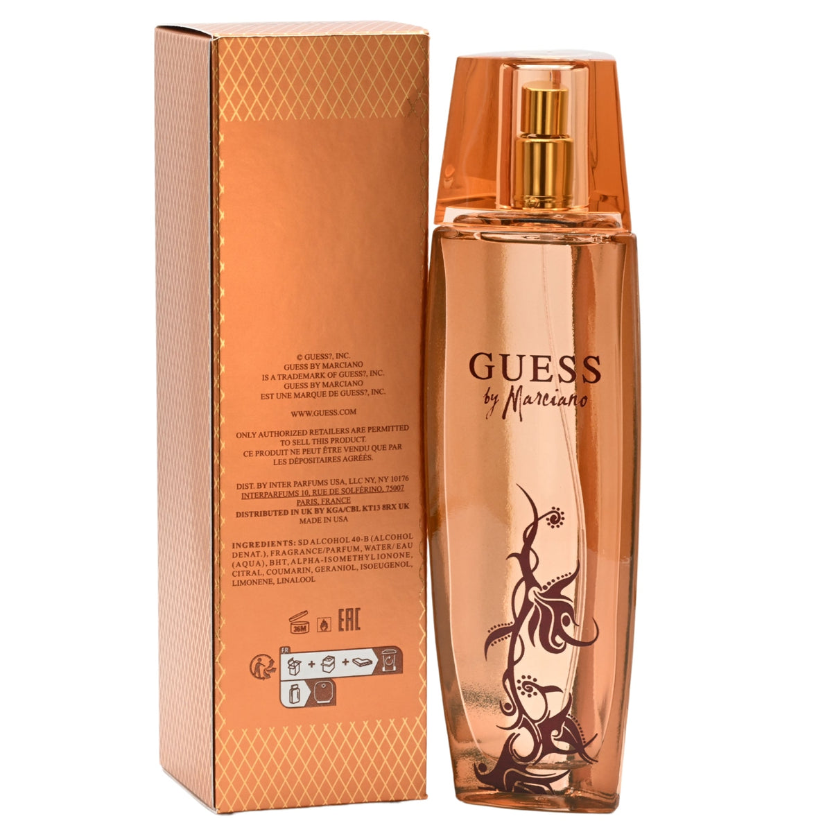 GUESS MARCIANO 3.3 oz / 3.4 oz edp for Women Perfume New In Box